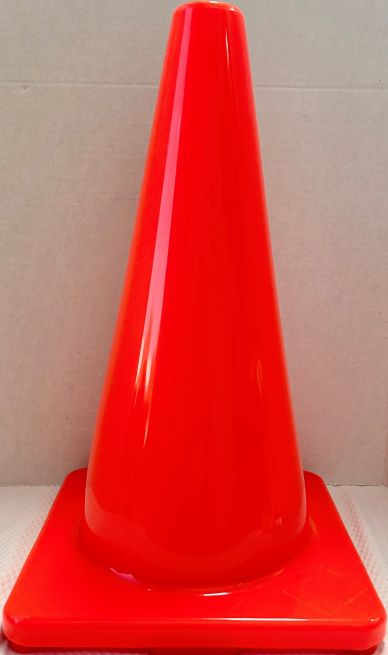 TRAFFIC CONES -18” HIGH VISIBILITY TRAFFIC SAFETY CONE.